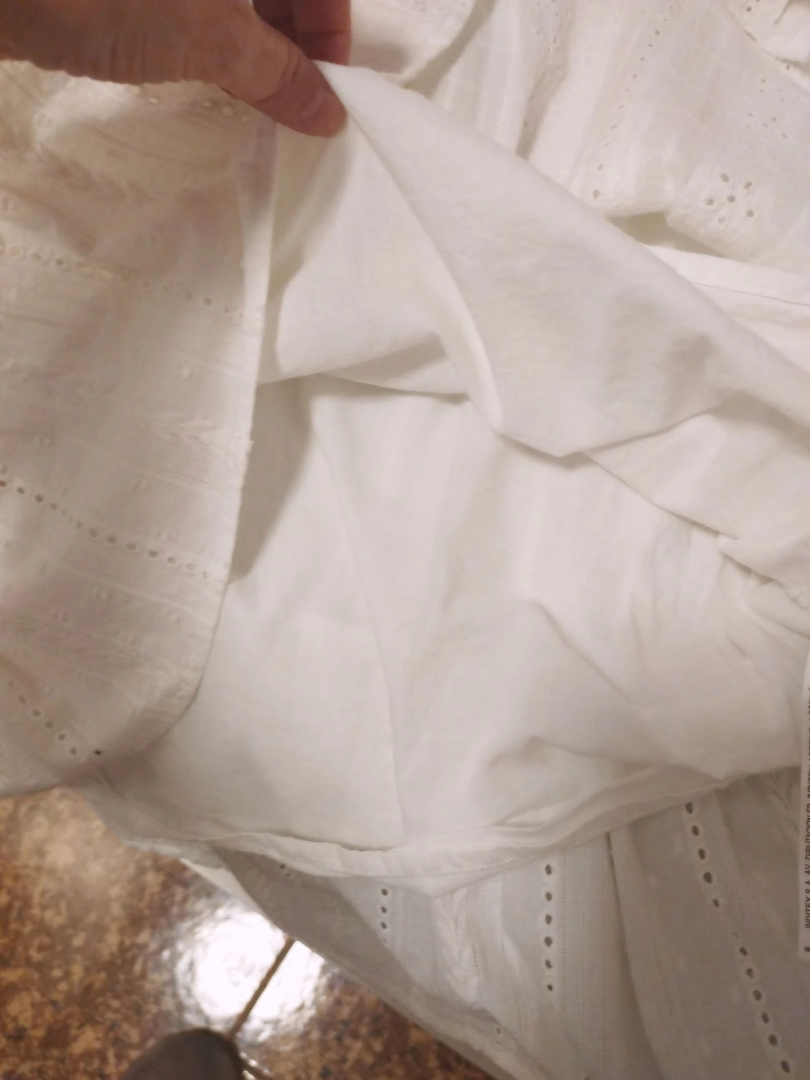 Zara Vestido largo bordado talla 10 – photo 12